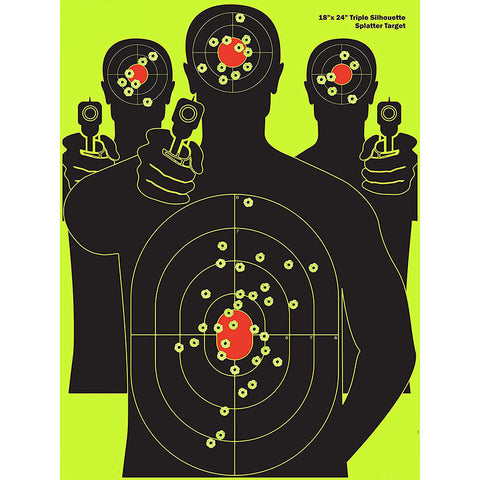Sunland Silhouette Shooting Target Shooting Cardbord Target 18 x 24"