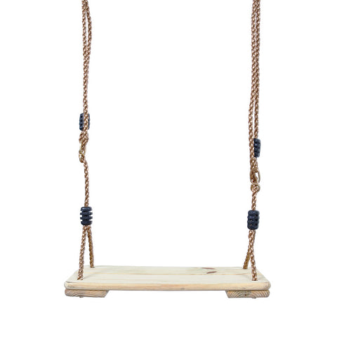 Sunland Wood Swing Outdoor with Adjustable Ropes