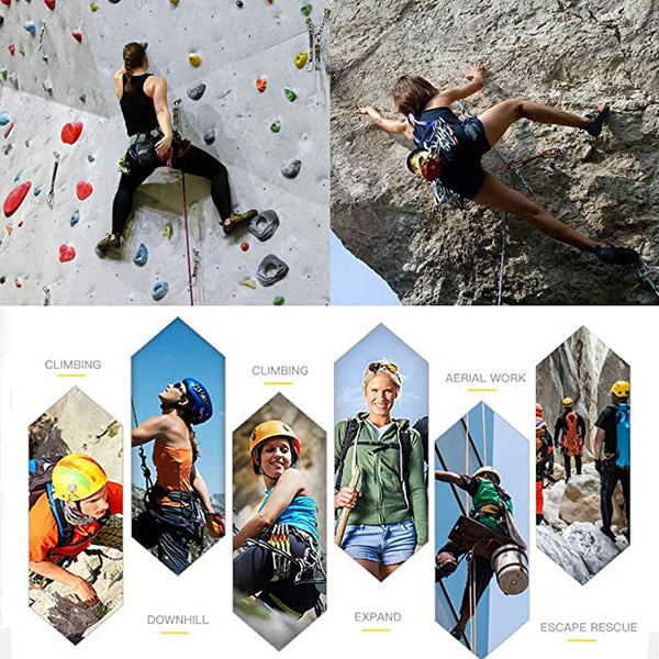Sunland Climbing Harness Outdoor Rock Adjustable Thickness Climbing Harness Half Body Harnesses