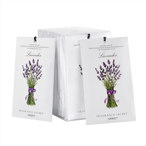 12 Packs Lavender Scented Sachets for Drawer and Closet