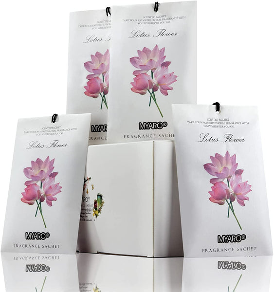 12 Packs Lotus Bags Air Freshener Fragrance Sachets