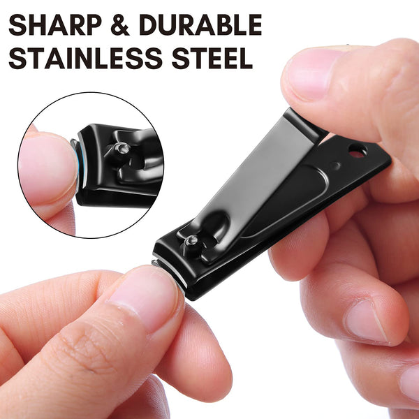 16Pcs Stainless Steel Manicure Set Pedicure Nail Clipper Kit