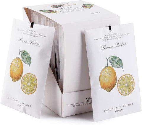 12 Packs Lemon Air Fresheners Sachets Bags Scented Home