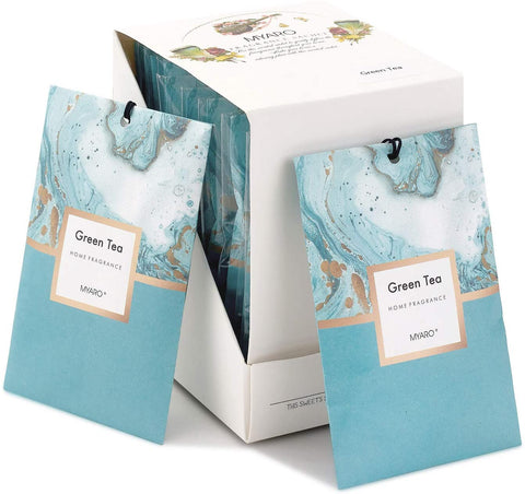 12 Packs Green Tea Long-Lasting Scented Sachet Bags Home Fragrance