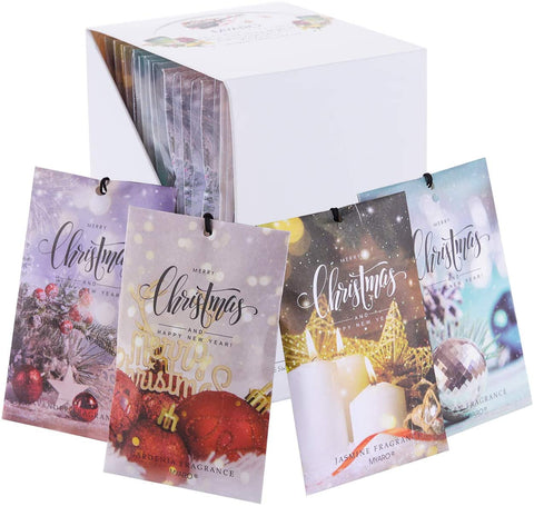 12 Packs Long-Lasting Christmas Scented Sachets for Drawer and Closet
