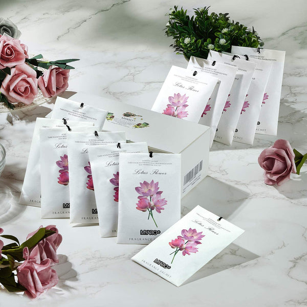 12 Packs Lotus Bags Air Freshener Fragrance Sachets